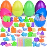 Fun Little Toys 36 Pieces Multicolor Easter Eggs,Toy For 2,3,4,5,6Boys and Girls,Easter Toys