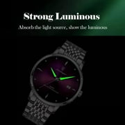 Poedagar Luxury men watch waterproof luminous stainless steel watches sport quartz Watch mens date business wristwatch