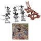 thumbnail image 4 of hombres soldados ejército juego Figuras De Acción Militar Army Men Soldiers Playset Sandtable Scene Play 14pcs 14 piezas Magideal hombres soldados ejército juego, 4 of 7