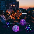 thumbnail image 1 of Globos estrella que brillan en la oscuridad - Decoración luminosa para fiestas en pack de 5 para bodas, cumpleaños y eventos en interiores/exteriores, 1 of 3