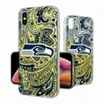 thumbnail image 2 of Seattle Seahawks iPhone Paisley Design Glitter Case, 2 of 5