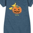 thumbnail image 3 of Pokémon - Pikachu Pumpkin - Youth Girls Fleece Dress, 3 of 5