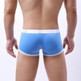 thumbnail image 4 of Sngxgn Men's Cool Breathable Underwear Boxer Briefs(Blue,L), 4 of 5