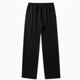 thumbnail image 5 of IWRICH Men's Striped Color Block Sweatpants Drawstring Elastic Waist Baggy Straight Leg Pants with Pockets Black XL, 5 of 5