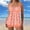 Orange1, variant on Kojanyu Women's Plus Size Striped Water Ripple Print Tankini Set Wide Strap Conservative Two Piece Swimsuit with Built-In Bra S-5XL