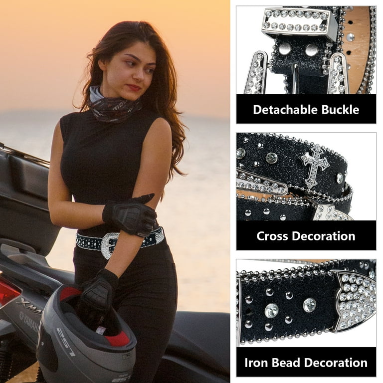 Dream Apparel Rhinestone Belt for Men and Women, Western