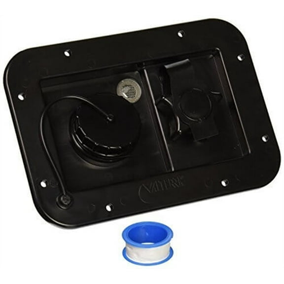 Valterra A01-2001Bkvp Black Gravity City Water Inlet