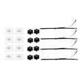 thumbnail image 2 of Correas de seguridad para TV, a prueba de bebés, ajustables, portátiles, para muebles, kit de anclajes de pared para TV, estanterías y televisores de 4 piezas, 2 of 8