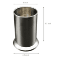thumbnail image 3 of 4X Stainless Steel Straw Holder, Counter-Top Straw Dispenser, Cutlery Organizer, Spoons Forks Chopsticks Storage, 3 of 7