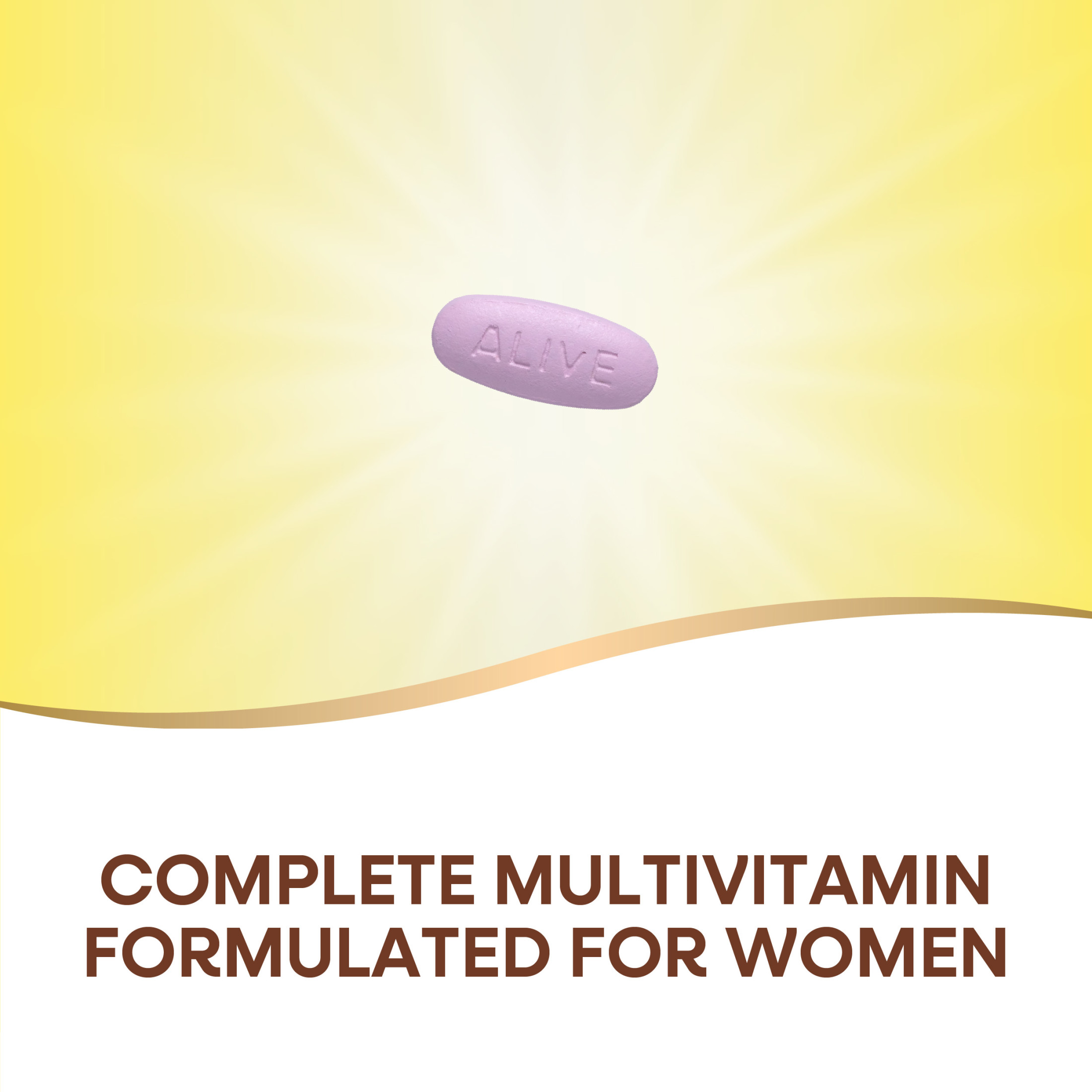 Alive! Women's Energy Complete Daily Multivitamin Tablets, 50 Count - image 5 of 9