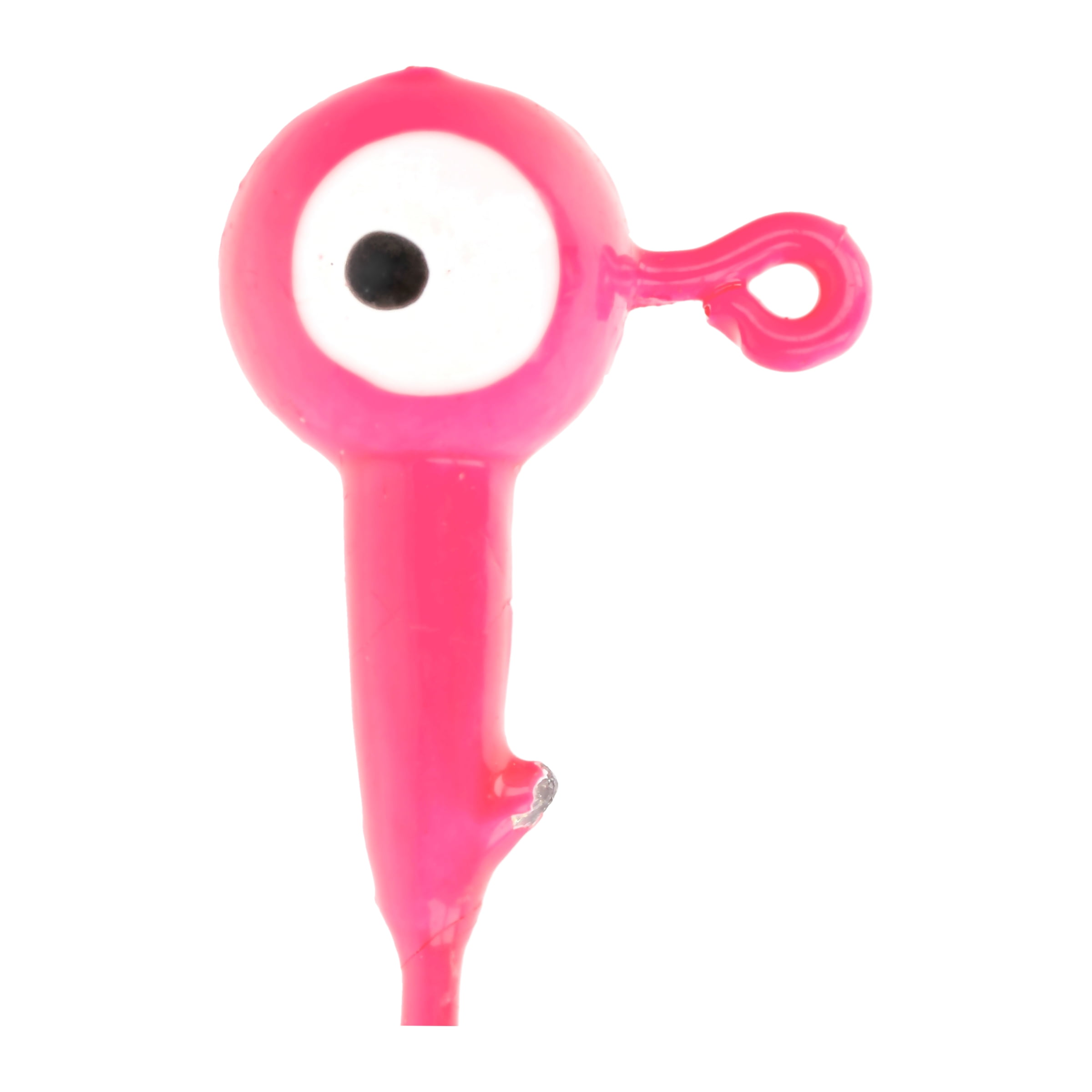 Eagle Claw Ball Head Fishing Jig, Pink with Bronze Hook, 1/16 oz.