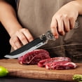 thumbnail image 5 of WXCOO 5 Pieces Kitchen Knife Set, 5Cr15MoV High Carbon Stainless Steel Blades, Multi-Purpose Full Kitchen Cooking Cleaver Knives, 5 of 13
