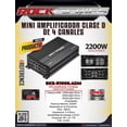 thumbnail image 3 of Mini Amplificador Full-Range 4 Canales Rock Series RKS-R1000.4DM 2200 Watts Clase D Open Show Rock Series RKSR10004DM, 3 of 8
