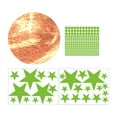 thumbnail image 1 of Pegatinas de estrellas que brillan en la oscuridad, calcomanías de pared de estrellas y planetas, bricolaje para decoraciones de guardería, pegatinas, 1 of 8