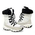 thumbnail image 6 of Winter Fashion Plus Size Warm Snow Boots for Women Cotton Thick Cotton Thick-soled Sponge Cake Middle Tube Snow, 6 of 9