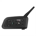 thumbnail image 1 of V6 PRO 1200M Intercomunicador Bluetooth para Casco de Motocicleta para 6 Conductores BT Interfono Inalámbrico Impermeable MP3, 1 of 9