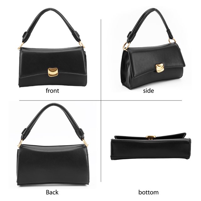 Bolso Mensajero Btafrte para Mujer Gran Capacidad Cuero PU El Viajes Compras