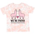thumbnail image 3 of Inktastic Twin Girls Pink Llama Girls Toddler T-Shirt, 3 of 5