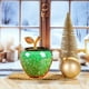 thumbnail image 4 of Adorno de Manzanas de Cristal, Regalo Personalizado para Nochebuena - Decoración de Cristal Verde de 10X7,5 Cm - Regalo Romántico para Un Buen Amigo o Amiga, 4 of 6