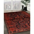 thumbnail image 3 of Ahgly Company Machine Washable Indoor Square Traditional Bakers Brown Area Rugs, 9' Square, 3 of 7