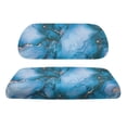 thumbnail image 6 of Garronmavis Blue Marble Golf Cart Seat Covers Universal Fit All Weather Breathable Polyester Interior Accessories for Daily Use Easy Install and Clean Front Seat Cover for Golfer, 6 of 6