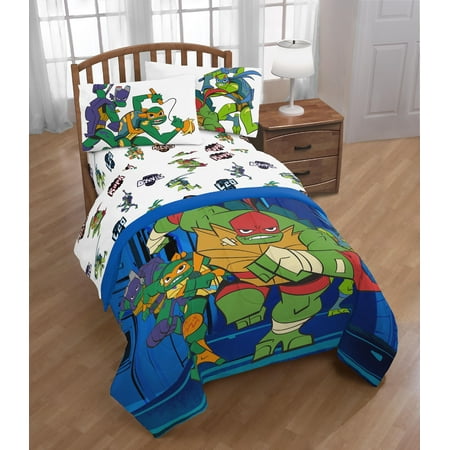 Teenage Mutant Ninja Turtles Rise Night Run Twin Bed Set ...