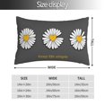 thumbnail image 2 of Balery Keep Life Simple Daisy Flower Funda de Cojín Estampada, Regalos para Mujeres, Regalos de Amor para Ella, Regalos para Novia o Esposa, Funda de Almohada-20"x30", 2 of 6