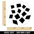 thumbnail image 2 of Square Sprinkles Confetti Party Background Self-Inking Rubber Stamp Ink Stamper - Fuchsia Ink - Small 3/4 Inch, 2 of 7