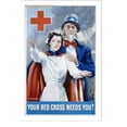thumbnail image 2 of Historic Framed Print, Your Red Cross needs you - 2, 17-7/8" x 21-7/8", 2 of 9