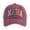 #02Wine, variant on Colorful MAMA Embroidered Washed Cotton Hat, Adjustable Retro Baseball Cap, Ideal Mother's Day Birthday Gift for Wife & Mom Purple One Size