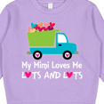 thumbnail image 3 of Inktastic Mimi Loves Me Grandson Truck Toddler Sweatshirt, 3 of 4