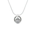 thumbnail image 2 of Delight Jewelry Silvertone Ladybug - Round Seal Silvertone Grandmother Ring Charm Necklace, 18", 2 of 4