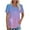 B308 Multicolor summer tops for women clearance under $5, variant on Cagogo Women's Summer Eyelet Short Sleeve Crew Neck Tunic Tops Under $5 Plus Size Tie Dye Gradient Blouses Holiday Beach Black Blouses Clothes Valentines Day Gifts for Her