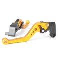 thumbnail image 3 of 2Pcs Gold Motorcycle Short Racing Brake Clutch Levers For Yamaha YZF-R1 2004-2008 & YZF R6 2005-2011, 3 of 6