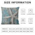 thumbnail image 5 of GOSMITH Vintage Starfish Pillow Cover Coastal Beachy Nautical Decorative Cushion Cover for Bedroom Living Room Sofa, 5 of 5
