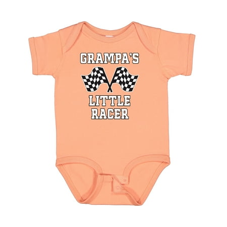 

Inktastic Grampa Little Racer Grandson Racing Gift Baby Boy Bodysuit