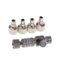 thumbnail image 3 of Adaptador de de Acoplador de Des de Liberación Rápida para Aerógrafo Conexiones de Y de 1/8 Sunnimix Air Brush Spry Connector, 3 of 8