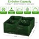 thumbnail image 3 of Nvzi Bolsa de cultivo elevada de plástico de 23 galones para plantas, con 4 rejillas divisorias, macetas cuadradas para tomates, verduras y flores, paquete de 2 unidades., 3 of 5