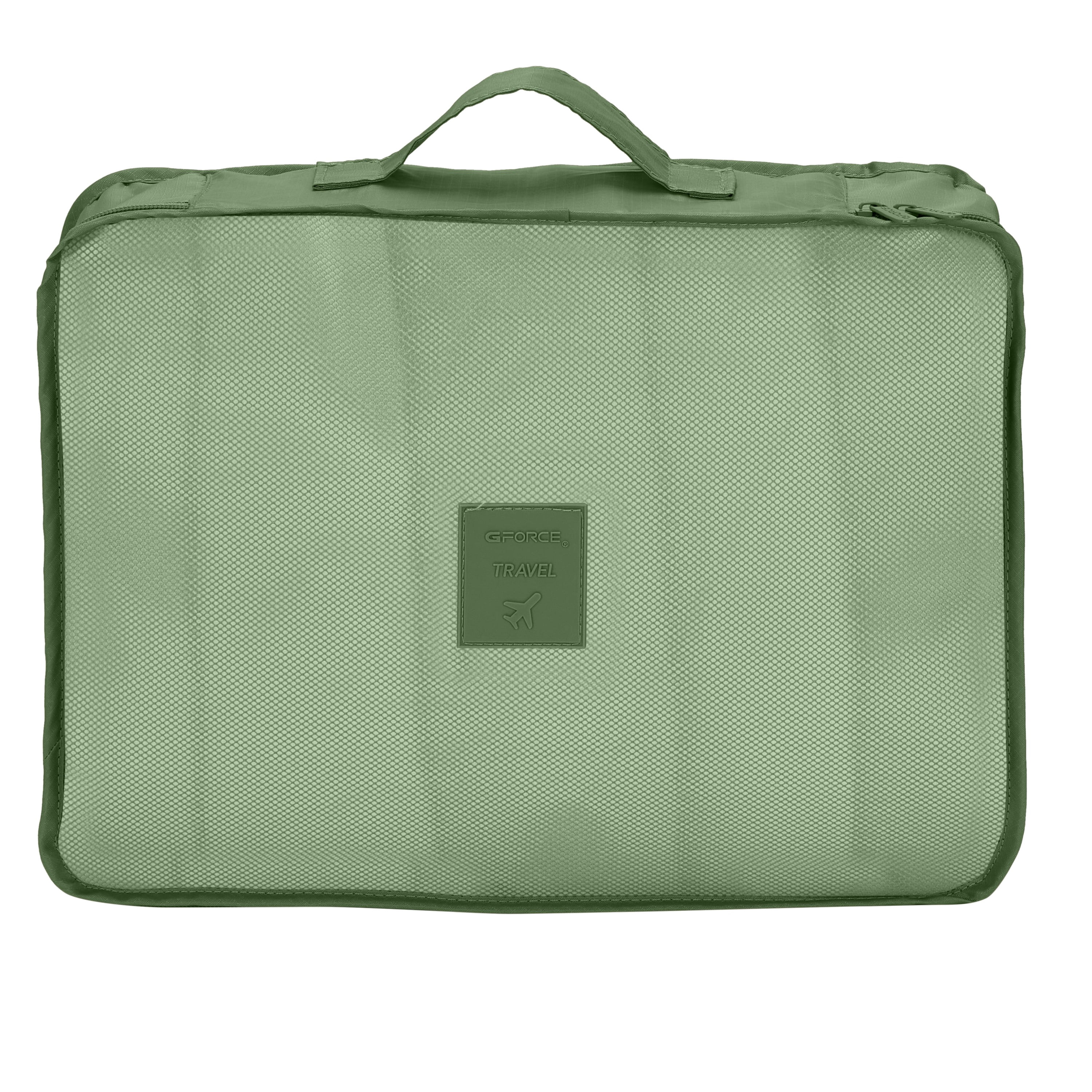 GForce 6 Piece Deluxe Traveling Set in Dill Green