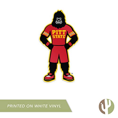 8 Inch Sticker Pittsburg State University Gorillas NCAA Name Logo Vinyl Decal Laptop Water Bottle Car Scrapbook