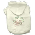 thumbnail image 4 of Christmas Pet, Dog  Cat Hoodie Rhinestone, "Christmas Wreath", 4 of 7