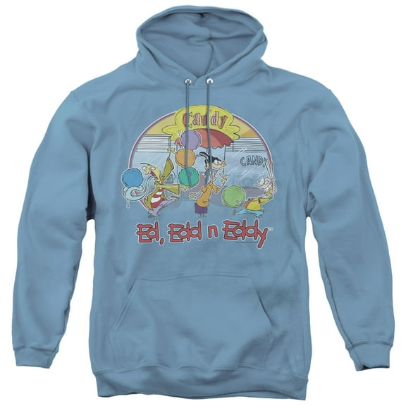 Ed Edd Eddy Jawbreakers Adult Pullover Hoodie Sweatshirt Carolina Blue