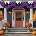 thumbnail image 6 of Neoyler Halloween Flags Polyester Yard Porch Fence Wall Banners Indoor Outdoor Party Decorations Washable Reusable Hanging Supplies for Garden Home, 6 of 6