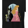 thumbnail image 3 of Disney Princess - Malifecent And Sleeping Beauty  - Women's Short Sleeve Graphic T-Shirt, 3 of 5
