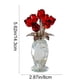 thumbnail image 3 of CaiYueKe Crystal Rose Bouquet Ornament Romantic Gift for Valentines Day Anniversary Wedding Home Office Desk Decor Crystal Flower Figurine Keepsake, 3 of 7