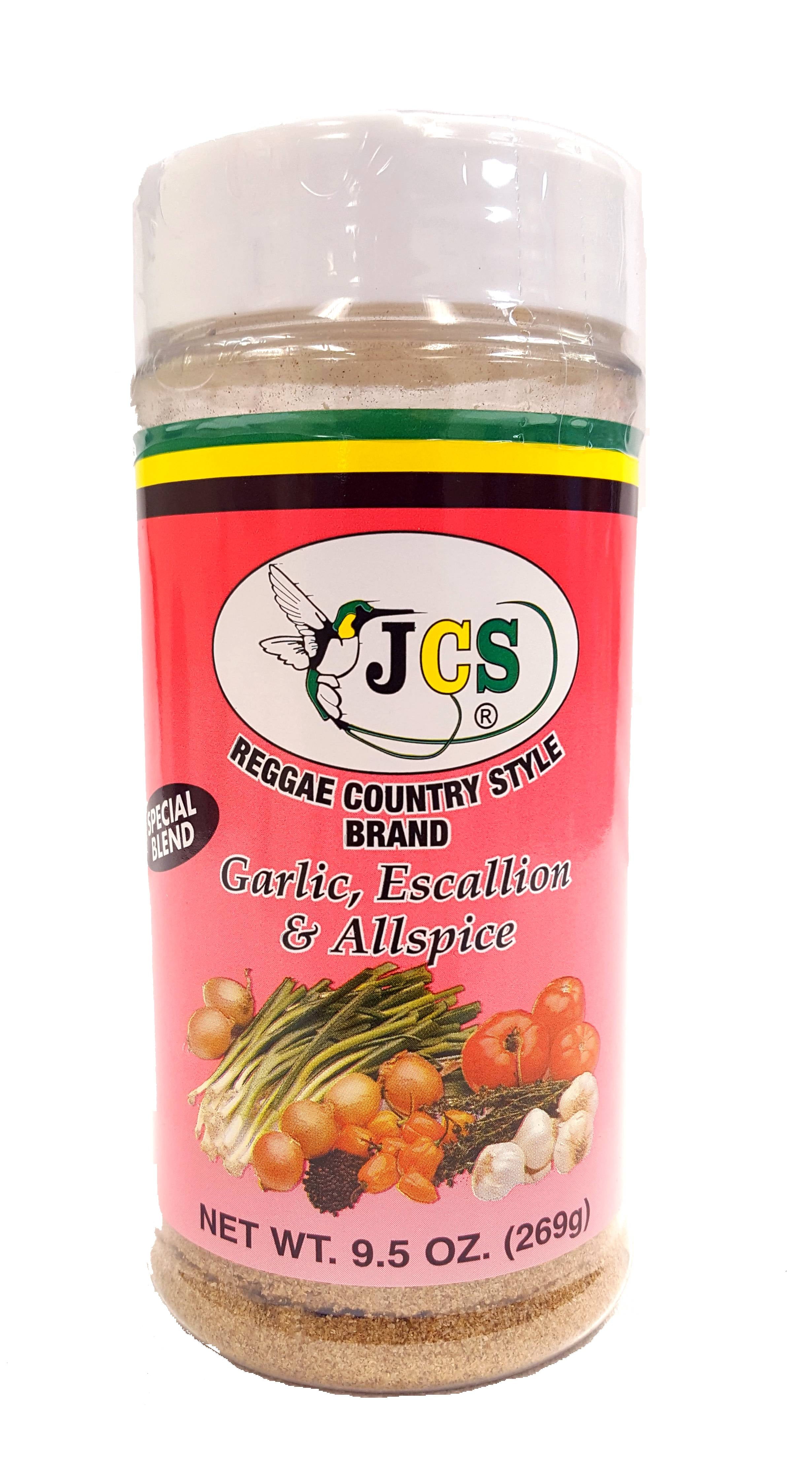 JCS GARLIC, ESCALLION & ALLSPICE 9.5oz