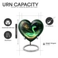 thumbnail image 2 of Yatskia Green Snake at Forest Little Funeral Keepsake Urns for Human Ashes Adult Man, Small Memorial Keepsake Urn for Ashes for Women, (Heart Pack of 2, 3 Inch), 2 of 8