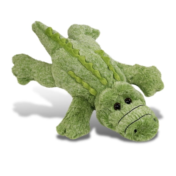 DolliBu Alligator Plush - Super Soft Stuffed Animal Alligator Toy, Cute Wild Life Green Plush Alligator, Adorable Huggers Plush Alligator Stuffed Toy for Baby, Kids, and Adults - 11.5 Inches