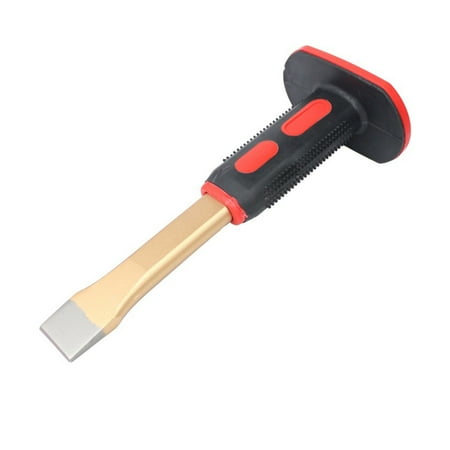 lanema Hand Guard Chisels Handguarded Chisel Hardware Maintenance Tools Soft Grip Handguarded Chisel for Heavy Duty Works