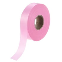 Uxcell 1-Pack Extra Wide Single Fold Bias Tape, 1 Inch x 55 Yards Satin Bias Tape for Sewing/Quilting/Hemming [Pink]